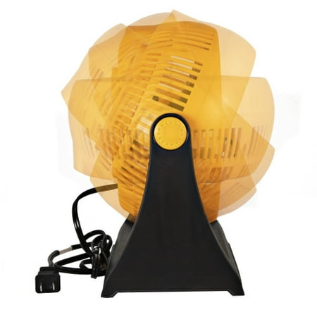 

Comfort Zone 8 3-Speed Wall-Mountable High-Velocity Fan with Plastic Blades and 180-Degree Adjustable Tilt Orange