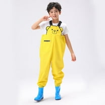 Kids Boys Girls Chest Waders Youth Fishing Waders Hunting Wader Waterproof Lightweight Bootfoot Toddler Waders for Boys Girls 8-9