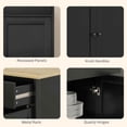 thumbnail image 7 of Spaco Modern Sideboard with Storage Drawers and Adjustable Shelves, Buffet Cabinet for Indoor as Kitchen, Bar, Dining Room, Black, 7 of 7