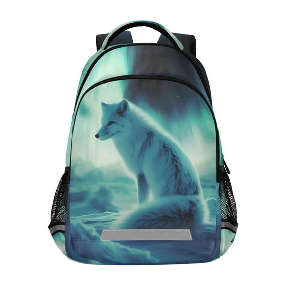 ALAZA Cool Fox Backpack Elementary School Bag Bookbag Travel Rucksack