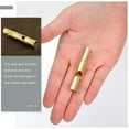 thumbnail image 5 of TEHAUX Loud Sound Whistle Golden 2Set 2.2x0.4x0.4in, 5 of 6