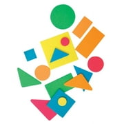 Chenille Kraft Creativity Street Wood Geometric Craft Shapes Assorted Colors 200/Pack (CK-3609)