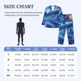 thumbnail image 3 of KLL Beautiful Ocean Dolphin Sleepwear Mens Flannel Pajamas,Long Cotton Pj Set, 3 of 7