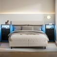 thumbnail image 2 of TYDIMOR 4 Drawer Dresser,Small Dresser with Charging Station and LED, Black, for Bedroom and Living Room, 2 of 6