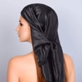 thumbnail image 4 of Pañuelo de seda de 35 pulgadas, 2 piezas para el cabello para dormir, 4 of 7