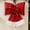 A, variant on NWOKYZGH 1Pc Christmas Metallic Foil Cotton Bows Red Christmas Tree Bow Shiny Large Xmas Decorative Bows for Christmas Tree Wreath Garland Chair Holiday Ornament Decoration