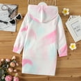 thumbnail image 4 of PatPat Girls Dresses Unicorn Floral Oversized Sweatshirt Hoodie Dress Size 5-12, 4 of 7