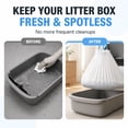 thumbnail image 2 of PawPetica Drawstring Litter Liner Bags Compatible with Automatic Cat Litter Boxes 60 Count Tear Resistant Waste Drawer Liners, 2 of 5