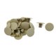 thumbnail image 1 of 20Pcs 8,5mmx24mmx12mm Grapas de Plástico Beix Vehículo Coche Panel Puerta Paragolpes Remaches Cabeza Redonda Unique Bargains Clips/Remaches/Sujetador, 1 of 2