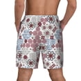 thumbnail image 4 of Goofa Abstract Floral Printed Men's Swim Trunks Board Shorts Quick Dry Mens Swimming Trunks with Compression Liner,Breathable Fit Hawaii Beach Shorts-, 4 of 9