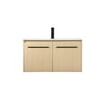 thumbnail image 3 of 36 inch single bathroom vanity in maple, 3 of 8