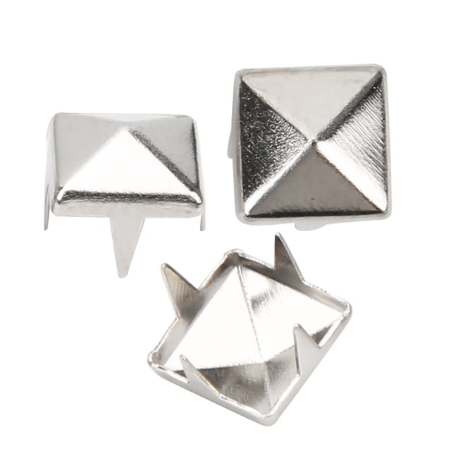 400 Sets Leather Rivets 4mm-7mm Decorative Rivets Brass Studs for Clothing Backpacks Shoes Hat Jackets Jeans