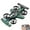 Green, variant on 2-in-1 Land & Air Drone Aircraft, Remote Control Quadcopter Airplane Toy for Multi-Age, Birthday Xmas Gifts