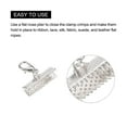 thumbnail image 5 of 10Set Ribbon Crimp Clamp Ends Lobster Claw Clasps & Chain 20mm Silver Tone for DIY, 5 of 6