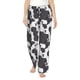 thumbnail image 1 of Balery Black And White Sheeps Pantalones de pijama para mujer, pijamas ultraligeros, pantalones de estar por casa-Large, 1 of 6