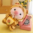 thumbnail image 4 of FitBest 9.8inch Drink Milk Tea, Pig Doll, Decorate Gift, Turn Into Tiger, 4 of 8