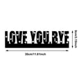 thumbnail image 3 of zhangmingg Wooden Door Decorative Stickers Movable Wall Art for Home Modern Removable Lettering Inspirational Quote Sign, 3 of 6