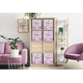 thumbnail image 2 of Sorbus Cube Storage Bins Cube Foldable Fabric Basket Bin Box Shelves Cubby Cloth Organizer - Great for Kids Nursery Closet Shelf, Playroom, Home Organization, 4-Pack (Tie-Dye Pink), 2 of 8