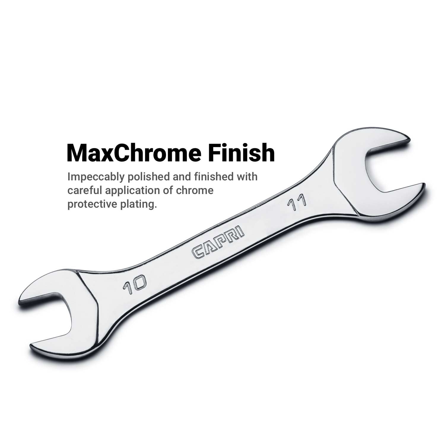 Capri Tools Slim Mini Open End Wrench Set, SAE, 3/16 to 9/16 in., 5-Piece