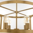 thumbnail image 5 of Quorum International 8231-4 Colburn 4 Light 22" Wide Pendant - Brass, 5 of 7