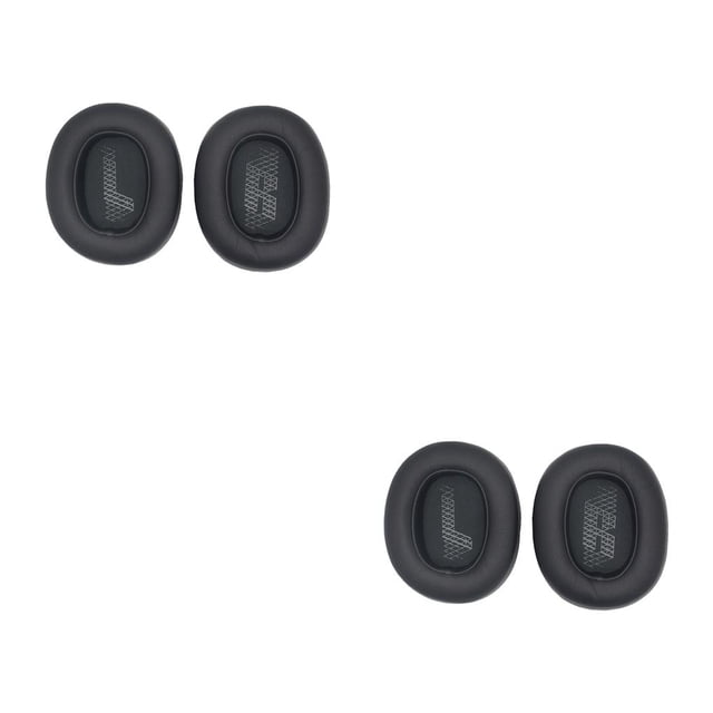 Seitruly Almohadilla para la oreja Cojín Auriculares Memoria Cancelación de ruido Cubierta Gamer Auriculares Suavidad Almohadillas Manga Reemplazo para Negro 2piezas