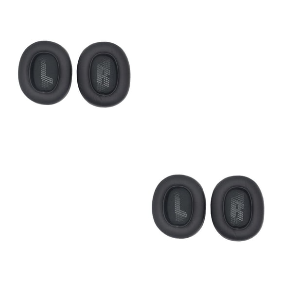 Seitruly Almohadilla para la oreja Cojín Auriculares Memoria Cancelación de ruido Cubierta Gamer Auriculares Suavidad Almohadillas Manga Reemplazo para Negro 2piezas
