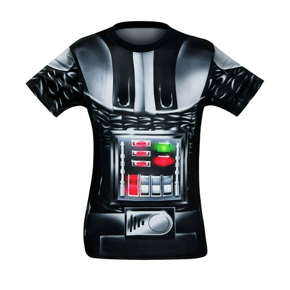 Darth Vader Sublimated Costume Fitness T-Shirt-Men's 3XLarge