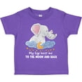 thumbnail image 3 of Inktastic My Gigi Loves Me to the Moon and Back Elephant Family Boys or Girls Toddler T-Shirt, 3 of 5