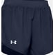 thumbnail image 5 of Shorts para correr Under Armour Fly by 2.0 para mujer, azul marino, talla 3XL, 5 of 8