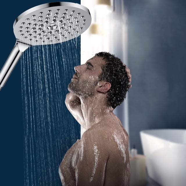 SSZMDLB under $5 Handheld Showerhead, High Pressure Shower Head, Filtered Water Softener Shower, Multiple Spray Modes, Easy Installation for Bathroom Shower Upgrade