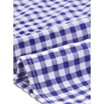 thumbnail image 5 of DARING DIVA Women's Square Neck Gingham Tops Sleeveless Blouses S Blue White, 5 of 6