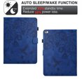 thumbnail image 6 of Case for iPad mini 1/2/3/4/5, Classic PU Leather Folio Kickstand Magnetic Closure Slim Fit Cover for iPad mini 1/2/3/4/5 with Auto Wake/Sleep Function Embossing - Darkblue, 6 of 6