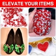thumbnail image 7 of Red Half Pearls with 45ml B7000 Glue for DIY, Crafts, Shoes, Decoration, 7 of 7