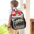 thumbnail image 5 of Iauyy Clear Backpack Heavy Duty PVC Transparent Backpack for College Workplace, Red Skiing, 5 of 8