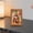 B, variant on Clearance Under $8 LED Lighted Christmas Tree Photo Frame Wooden Tabletop Display with Warm Twinkling Lights 1pc