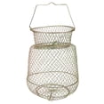thumbnail image 1 of Cesta plegable de alambre de acero para peces, camarones y cangrejos. Disponible en 25 cm, 30 cm y 38 cm., 1 of 8