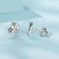 thumbnail image 5 of Vintage Dragon Sterling Silver Stud Earrings for Women Flying Dragon Small Studs Animal Cartilage Earrings Tragus Piercing Fashion Jewelry, 5 of 6