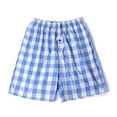 thumbnail image 1 of CYZ Men's 100% Cotton Plaid Poplin Woven Lounge/Sleep Shorts-F1708-XL, 1 of 1