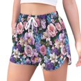 thumbnail image 2 of FORMRS Womens Swim Shorts Mesh Liner Quick Dry Casual Beach Board Bottom with Pockets, Sizes S-2XL, Pink and Purple Flowers, 2 of 9