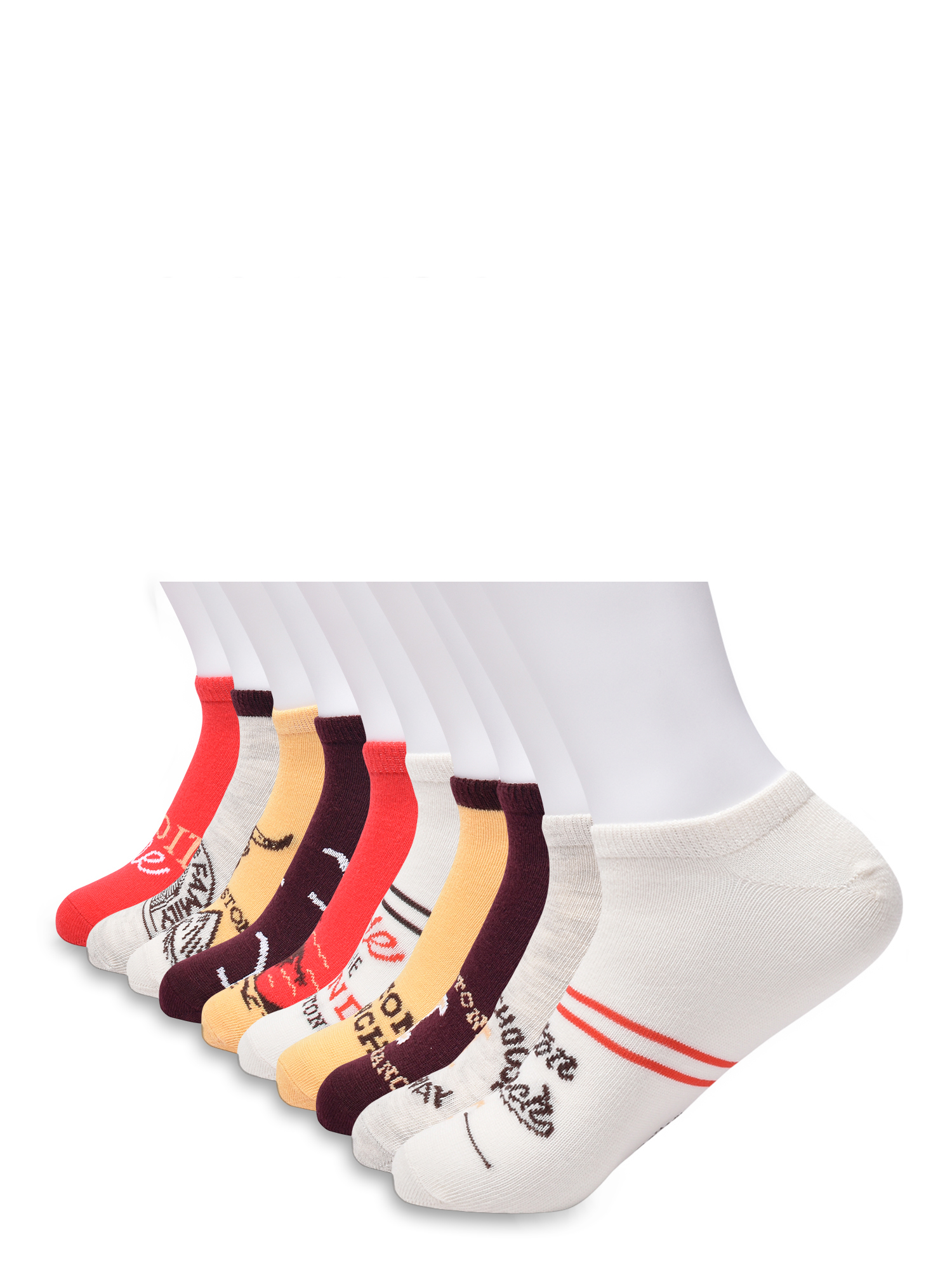Yellowstone Womens Graphic Super No Show Socks, 10-Pack, Sizes 4-10 - image 3 of 5
