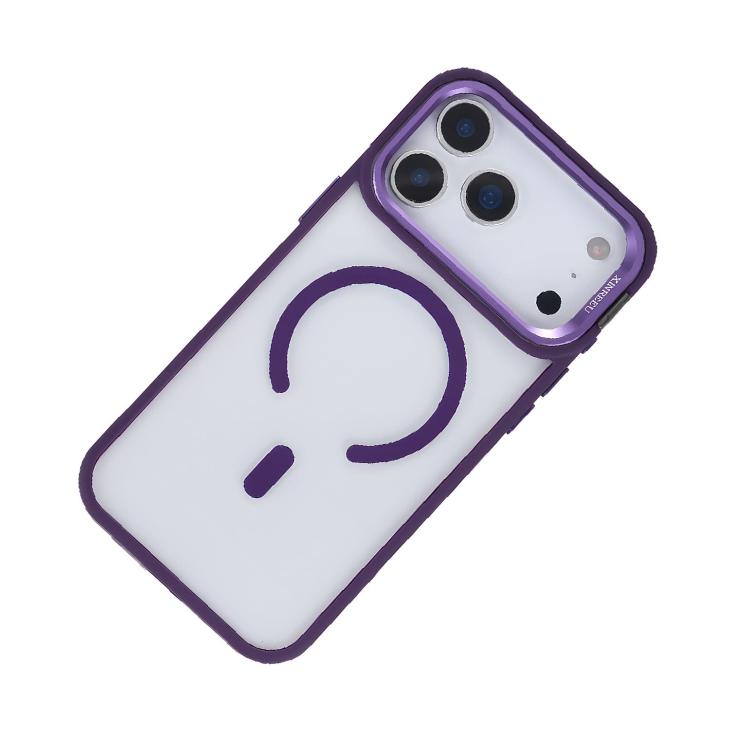 Magsafe Clear Camera Stand Case for iPhone 17 Pro - Purple
