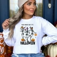 thumbnail image 4 of Halloween Sweatshirt, Dead Inside But It's Halloween, Halloween Crew Neck, 4 of 10
