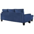 thumbnail image 5 of Glory Furniture G0514-SCH Navy Blue Sofa Chaise, 5 of 5