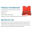 thumbnail image 3 of GoolRC 10 PCS Valve Spring Compressor C Clamp Kit Free Disassemble Valve Spring Assembly Removal Tool with Collet Pusher Adapters, Extension Rods, Lever for Car Motorbike Engine 10 PCS, 3 of 7