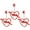A, variant on LED Valentine's Day Heart Curtain Lights with Suction Cups Proposal Party Decoration Bedroom Hanging Ornaments Romantic Atmosphere