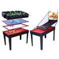 thumbnail image 2 of 5-in-1 Multi-Game Table, Easy Conversion & Stable Support, MDF & Steel Black Red Game Table for Home Entertainment Room, 2 of 11