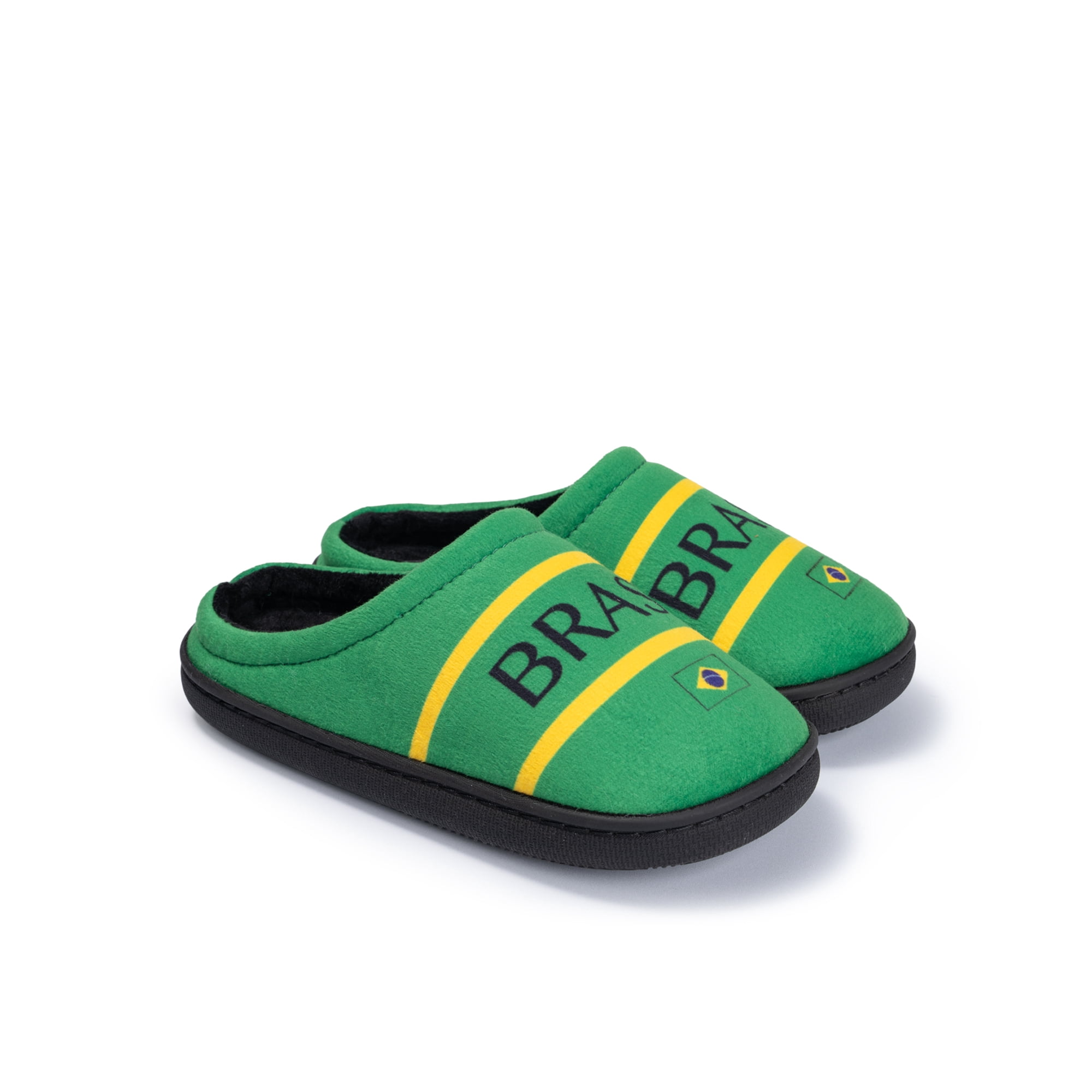 Boy's Soccer Fan Slippers – Brazil, USA, Spain, Argentina & Mexico