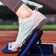 thumbnail image 3 of Lightweight Spike Shoes for Students in Blue 100 Meter Running Competition, 3 of 30