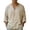 Z-Khaki70, variant on CAIVO Men's Lightweight T-Shirts Solid Color Breathable Long Sleeve V Neck Fathers Day Tee Casual Relaxed Fit Summer Tops For Male Daily Wear