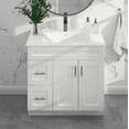 thumbnail image 7 of White Shaker Bathroom Vanity Sink Base with Drawers 36" Ready-to-Assemble Cabinet, 7 of 7